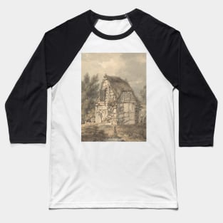 Half Timbered and Thatched Shack by Thomas Hearne Baseball T-Shirt